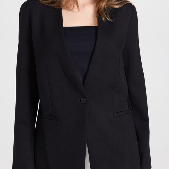Spanx The Perfect Collarless Women's Black Blazer - Picture 3 of 8